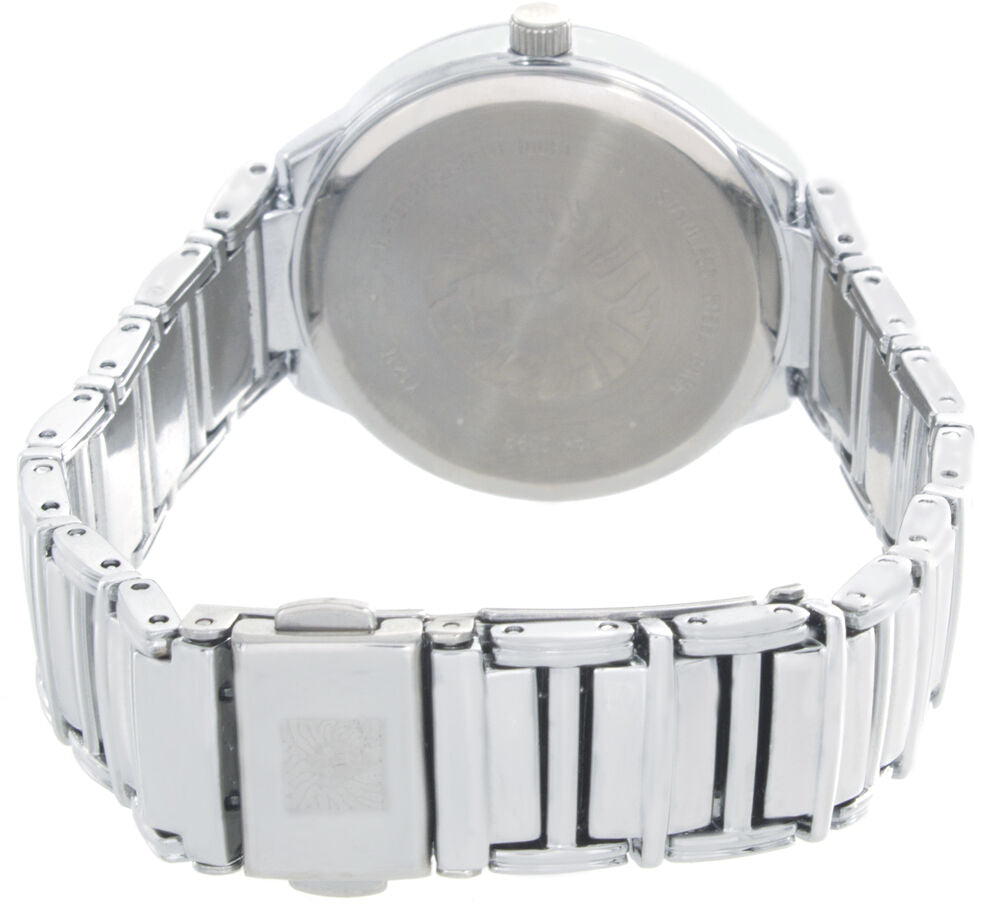 Anne Klein Womens Silver Tone Dial Metal Bracelet Watch AK/2099SVSV