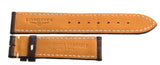 Genuine Longines 19mm x 18mm Dark Brown Leather Watch Band Strap