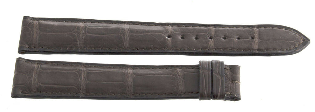 Zenith 19mm x 16mm Brown Leather Watch Band Strap 19-491 XXL