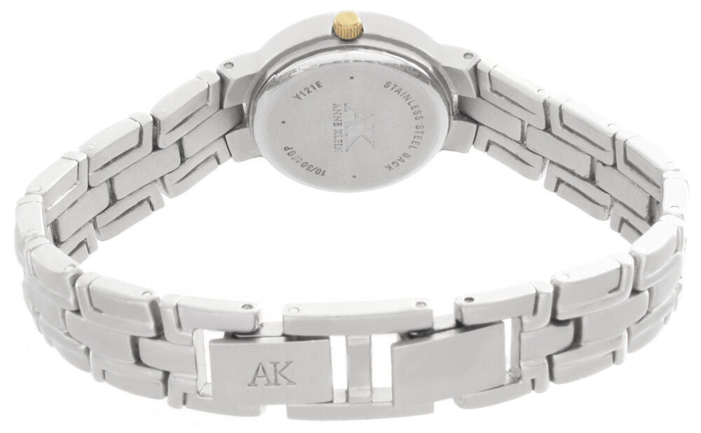 Anne Klein Ladies Analog White Dial Metal Bracelet Quartz  Watch 10/3049GP