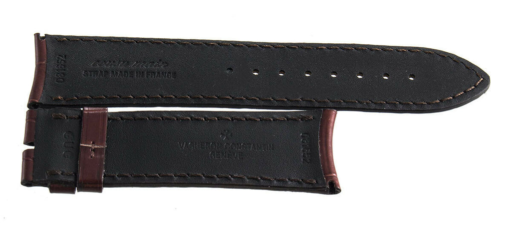 Vacheron Constantin 22mm x 20mm Brown Leather Watch Band 081652 GUC