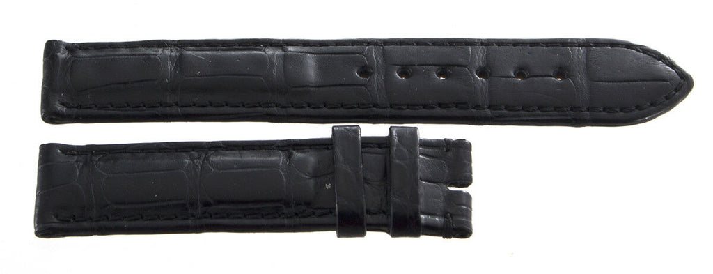 Chronoswiss 18mm x 18mm Black Leather Watch Band