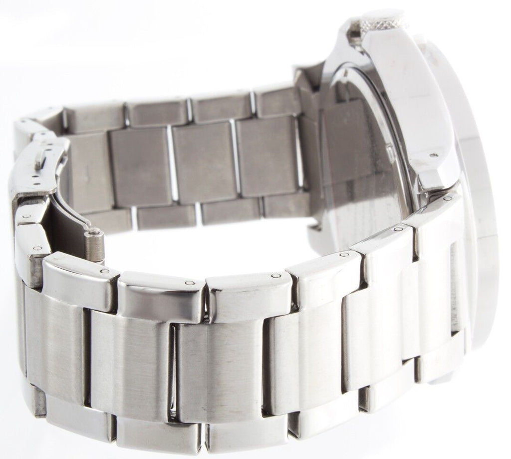 King Master Men's Diamond Stainless Steel Case diamond Silver Dial Watch 124M-S2