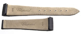 Chopard 22mm x 16mm Black Leather Watch Band Strap