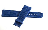 Cartier 24mm x 20mm Blue Rubber Watch Watch Band Strap