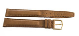 Rotary Women's 16mm Brown Genuine Leather Gold Buckle Watch Strap Band