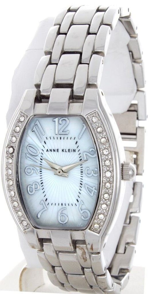 Anne Klein Women's Stainless Steel Bracelet MOP Dial Quartz Watch 10/9839MPSV