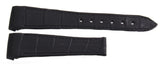 Chopard 22mm x 16mm Black Leather Watch Band Strap