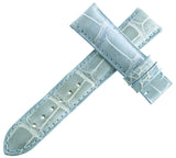 Authentic Van Der Bauwede 19x16mm Light Blue Leather Watch Band NEW