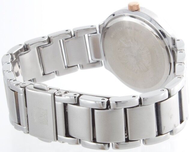 Anne Klein Women's AK/1283SVRT  Diamond Silver Dial Stainless Steel Watch