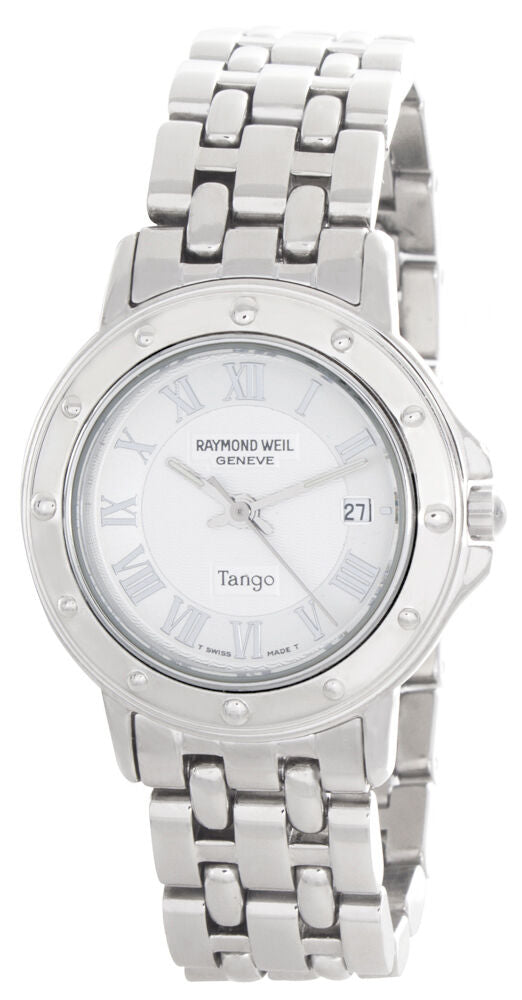 Raymond Weil Women's Silver Dial Stainless Steel Tango Watch 5360