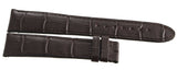 Montblanc Men's 19mm x 17mm Dark Brown Leather Watch Band Strap FYK