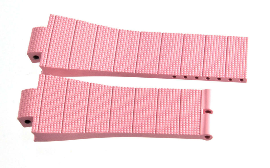 Roger Dubuis 13mm x 21mm Pink Rubber Watch Band Strap 27/M