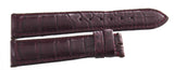 Chronoswiss 18mm x 16mm Burgundy  Leather Watch Band CS