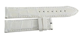 Tissot 19mmx18mm Off White Leather Watch Band Strap T600035972 RTQ-BT