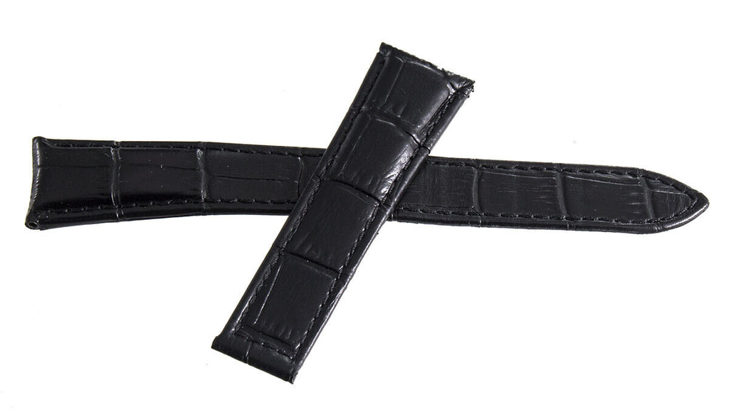 Raymond Weil Men's 20mm x 16mm Black Leather Watch Band V1.19