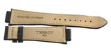 Tissot 14mm x 18mm Black Leather Watch Band Strap
