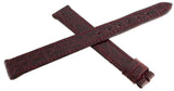 Genuine Universal Geneve NOS 12mm x 10mm Dark Burgundy Leather Watch Band Strap