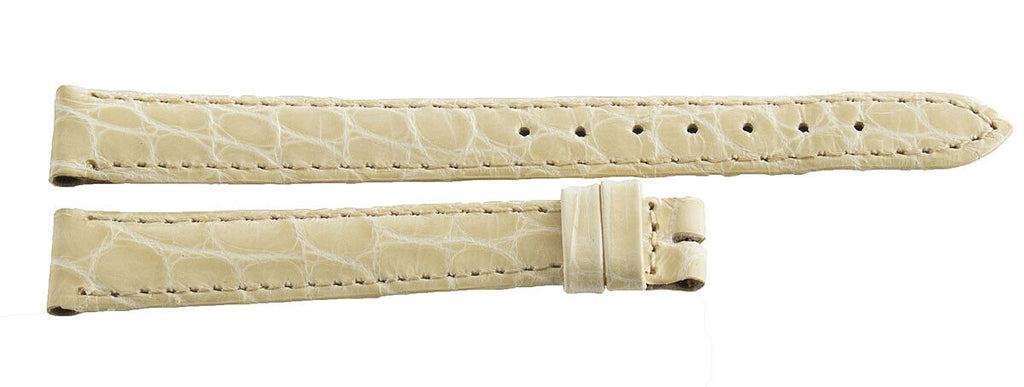 Genuine Longines 12mm x 10mm Beige  Watch Band Strap