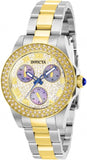 Invicta 28475 Angel Women's Wrist Watch stainless steel Quartz Gold Dial
