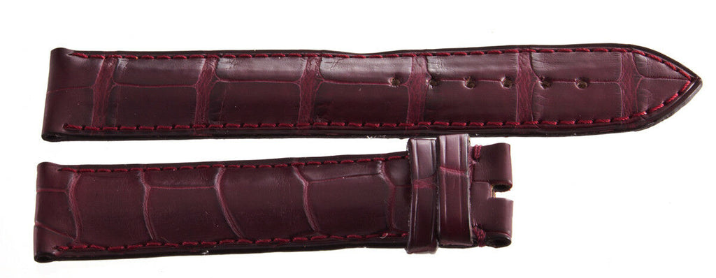 Chronoswiss 18mm x 18mm Burgundy Leather Watch Band CL