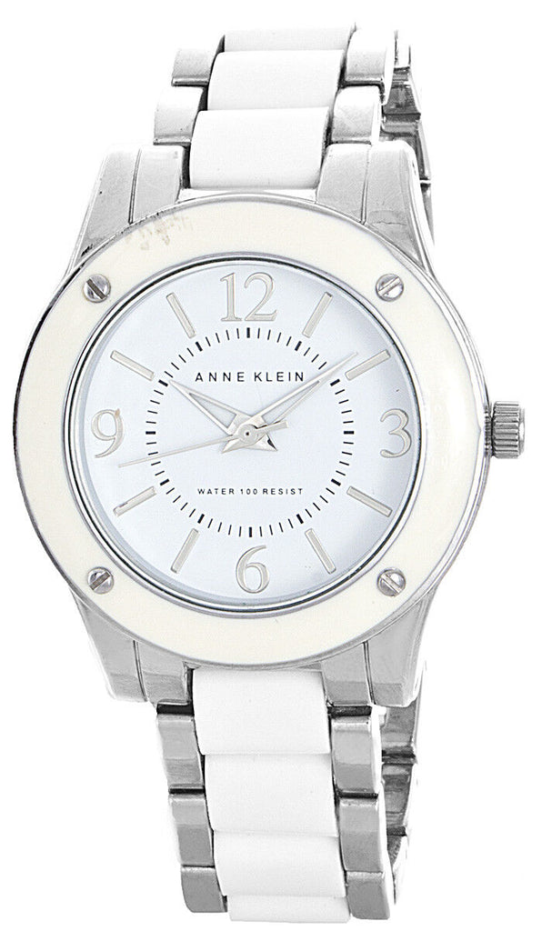 Anne Kleing Women's Two-Tone White Dial Watch 10/9901