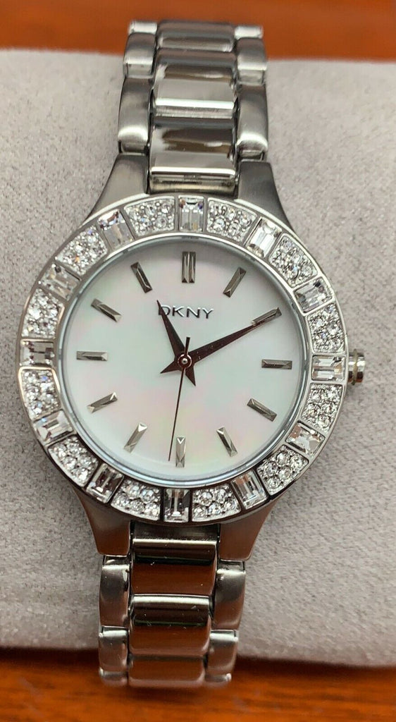 DKNY NY8485 Chambers Silver Dial Stainless Steel Women's Watch