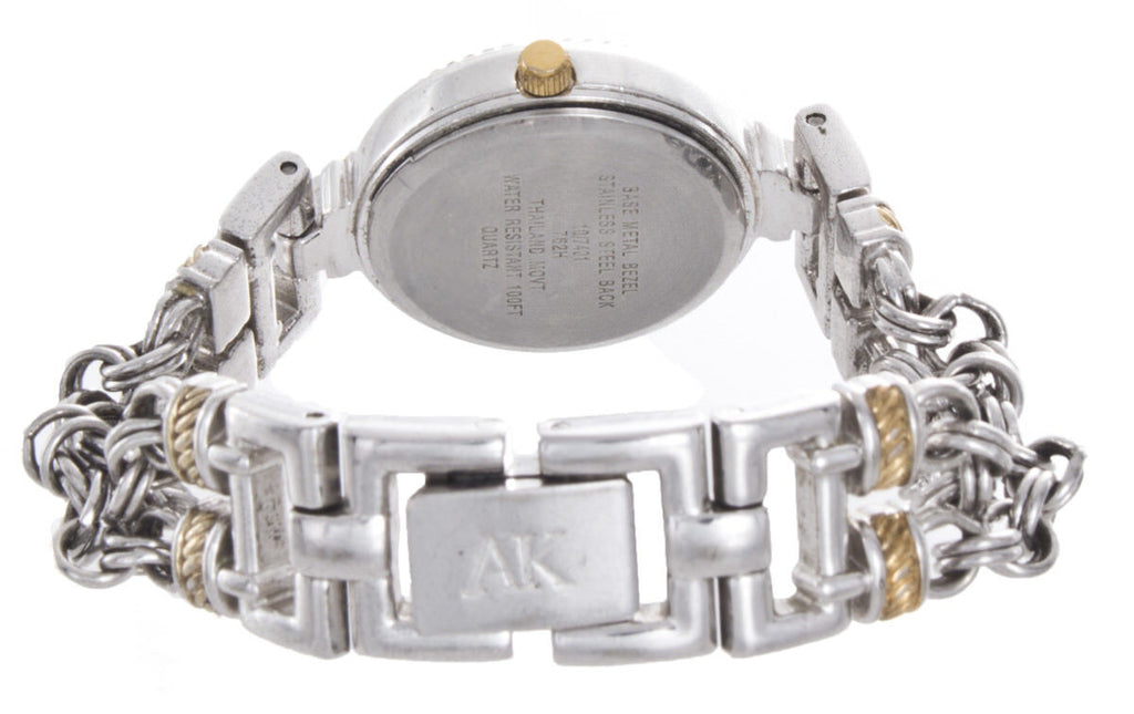 Anne Klein Women's Two-Tone White Mother of Pearl Dial Bracelet Watch 10/7401