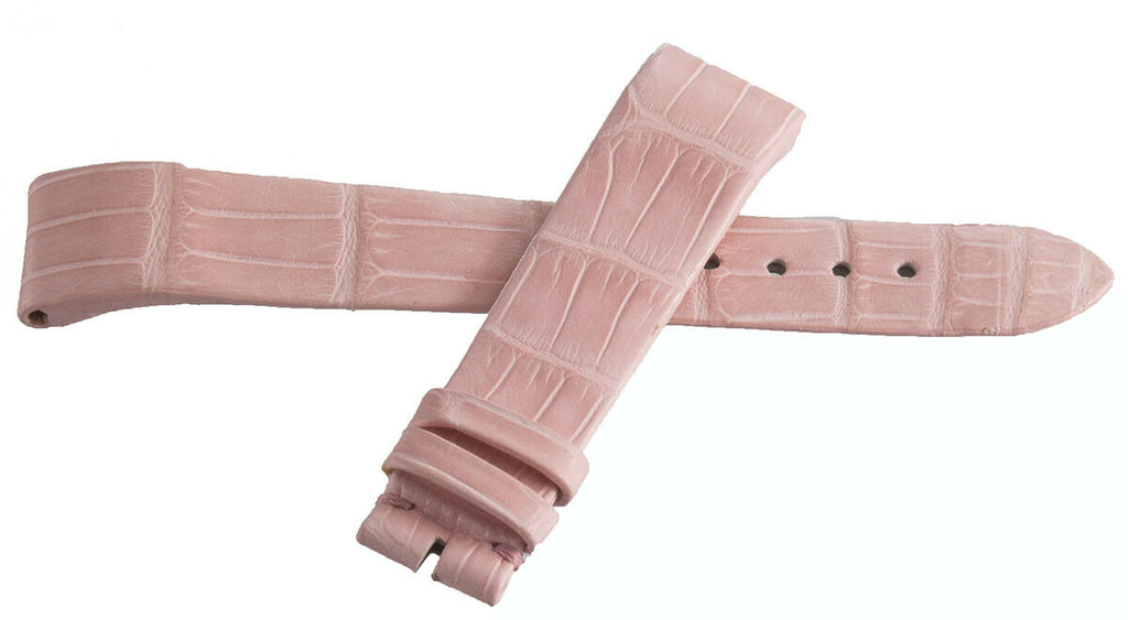 Girard Perregaux 16mm x 14mm Pink Leather Watch Band Strap