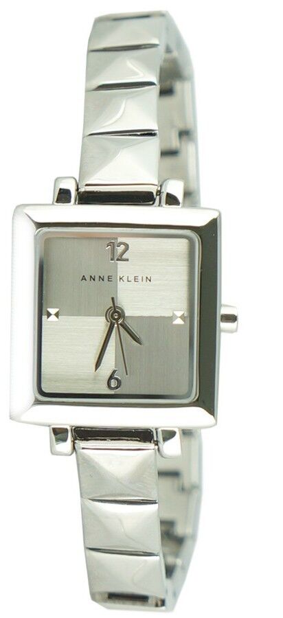Anne Klein Women Silver Dial Elegant Bracelet Dress Watch AK/1357SVSV