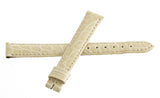 Genuine Longines 12mm x 10mm Beige  Watch Band Strap