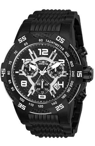 Invicta 25288 S1 Rally Black Dial Black IP Stainless Chronograph Men's Watch