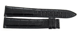 Ulysse Nardin 20mm x 16mm Black Leather Watch Band 3G01