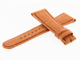 Roger Dubuis 21mm H40 Short Naked Brown Leather Watch Band Strap