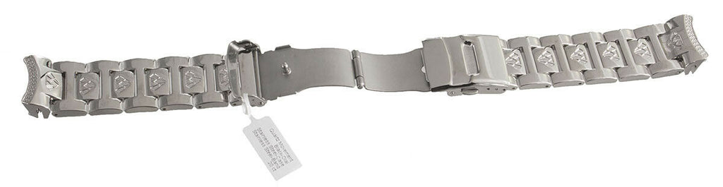 22mm Aqua Master Stainless Steel Men's Watch Bracelet W#96