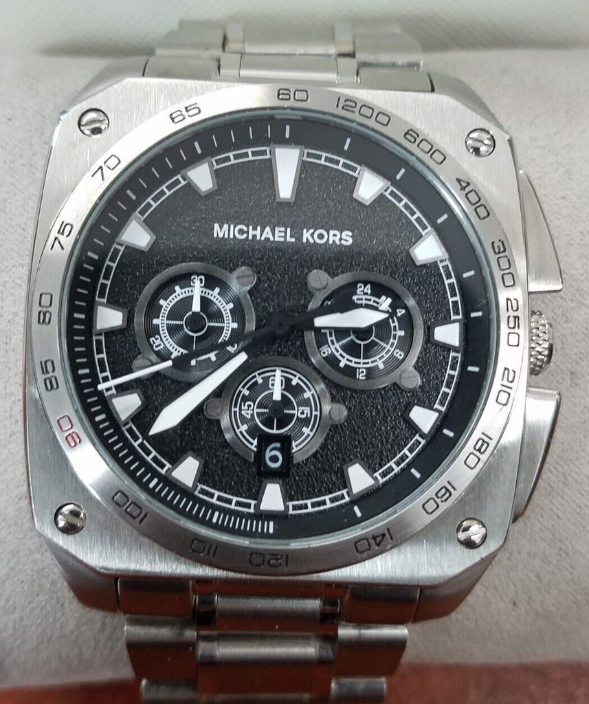 Michael Kors MK8391 Grandstand Black Dial Stainless Chronograph Men's Watch