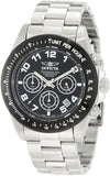 Invicta Men's 10701 Speedway Chronograph Black Dial Stainless Steel Watch
