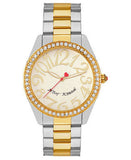 Betsey Johnson Women's BJ00190-11 Crystal Accented Bezel Two Tone Quartz Watch